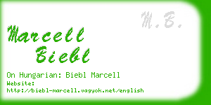 marcell biebl business card